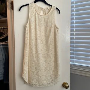 Cream lace dress
